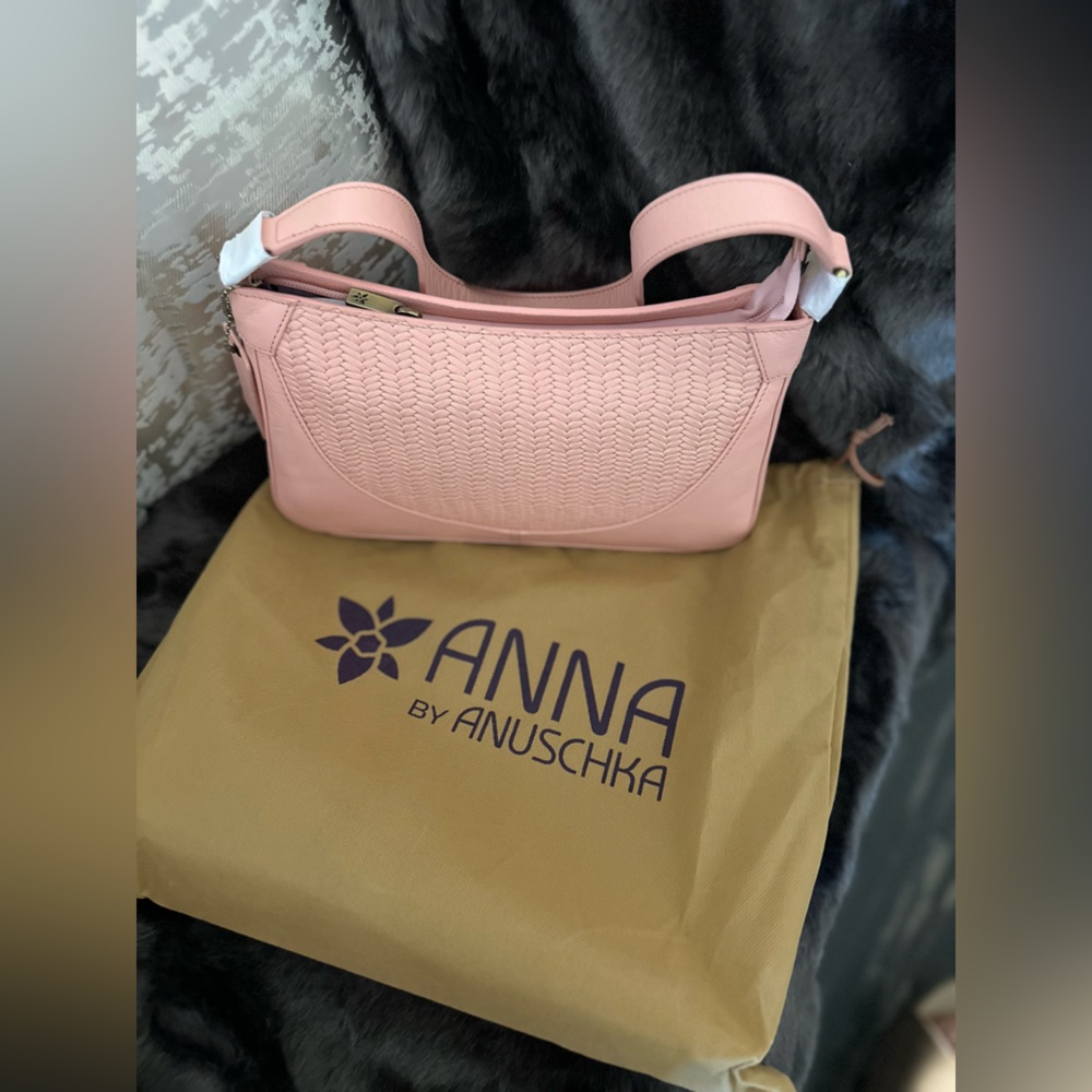 Anna Blush Pink Shoulder Bag